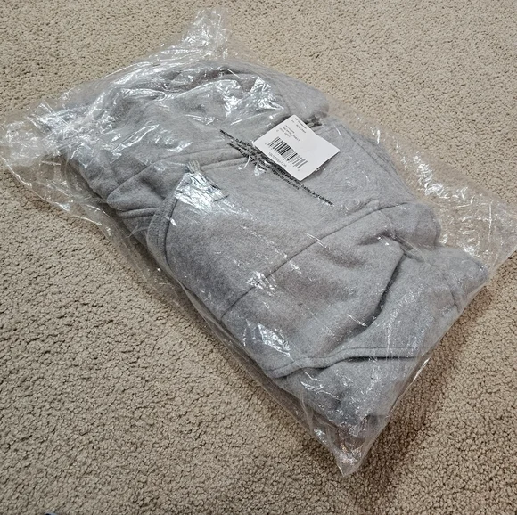 Free People Passage Jacket Soft Fleece Shawl Collar Slouchy Grey Size Small NWT - Picture 13 of 14